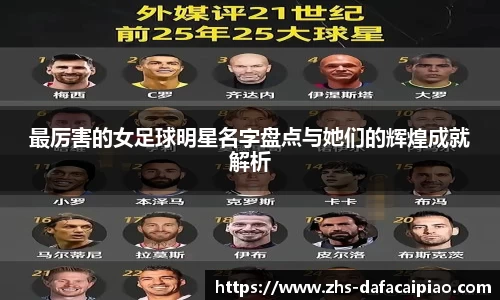 最厉害的女足球明星名字盘点与她们的辉煌成就解析